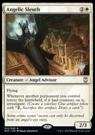 Angelic Sleuth (Promo Pack) [Streets of New Capenna Commander Promos] | Boutique FDB TCG