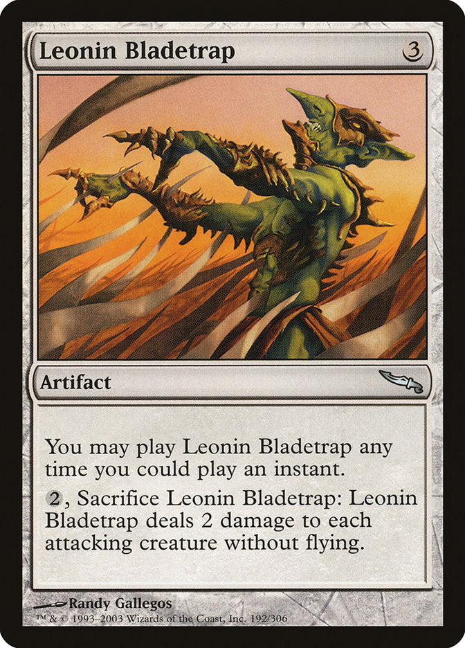 Leonin Bladetrap [Mirrodin] | Boutique FDB TCG