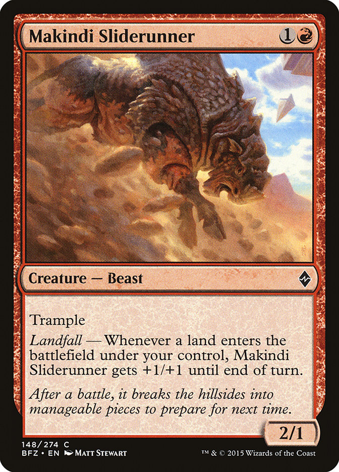 Makindi Sliderunner [Battle for Zendikar] | Boutique FDB TCG