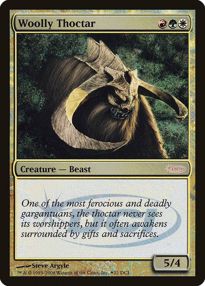 Woolly Thoctar [Wizards Play Network 2008] | Boutique FDB TCG