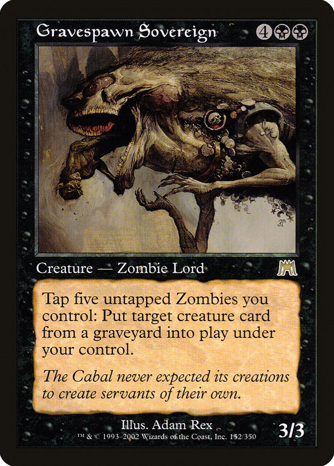 Gravespawn Sovereign [Onslaught] | Boutique FDB TCG