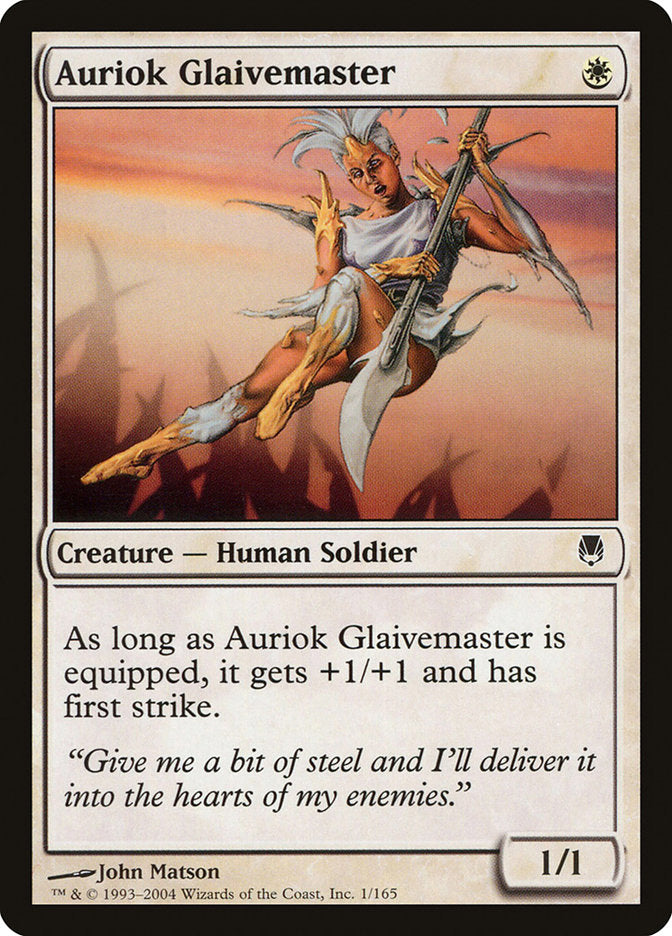 Auriok Glaivemaster [Darksteel] | Boutique FDB TCG