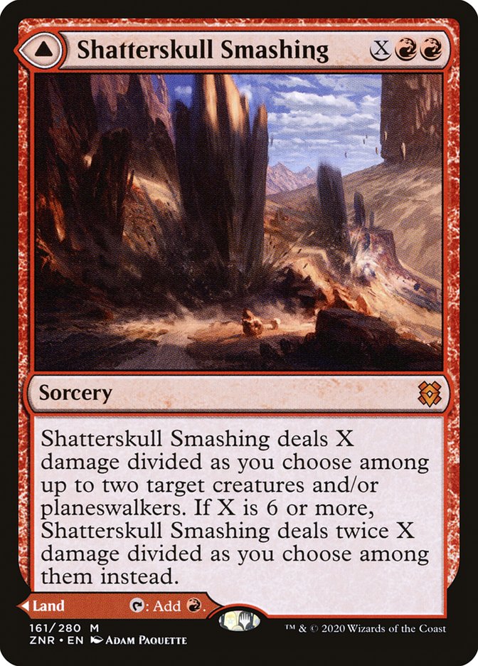 Shatterskull Smashing // Shatterskull, the Hammer Pass [Zendikar Rising] | Boutique FDB TCG