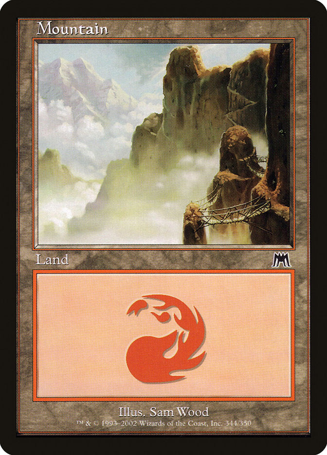 Mountain (344) [Onslaught] | Boutique FDB TCG