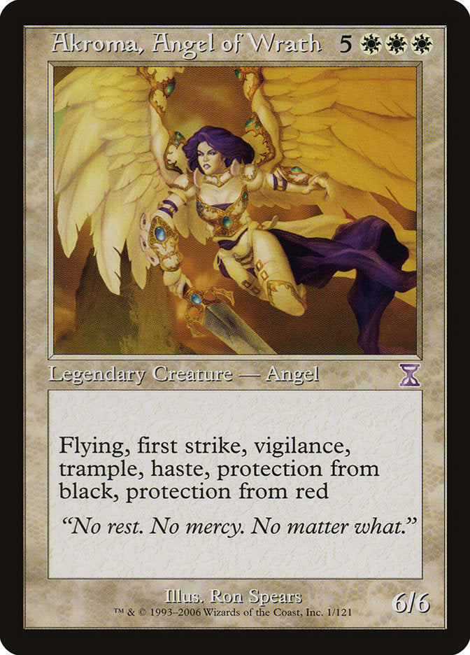 Akroma, Angel of Wrath [Time Spiral Timeshifted] | Boutique FDB TCG