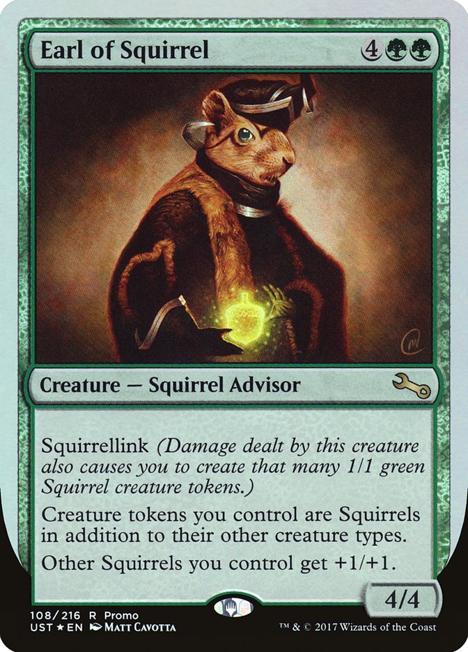 Earl of Squirrel (Draft Weekend) [Unstable Promos] | Boutique FDB TCG
