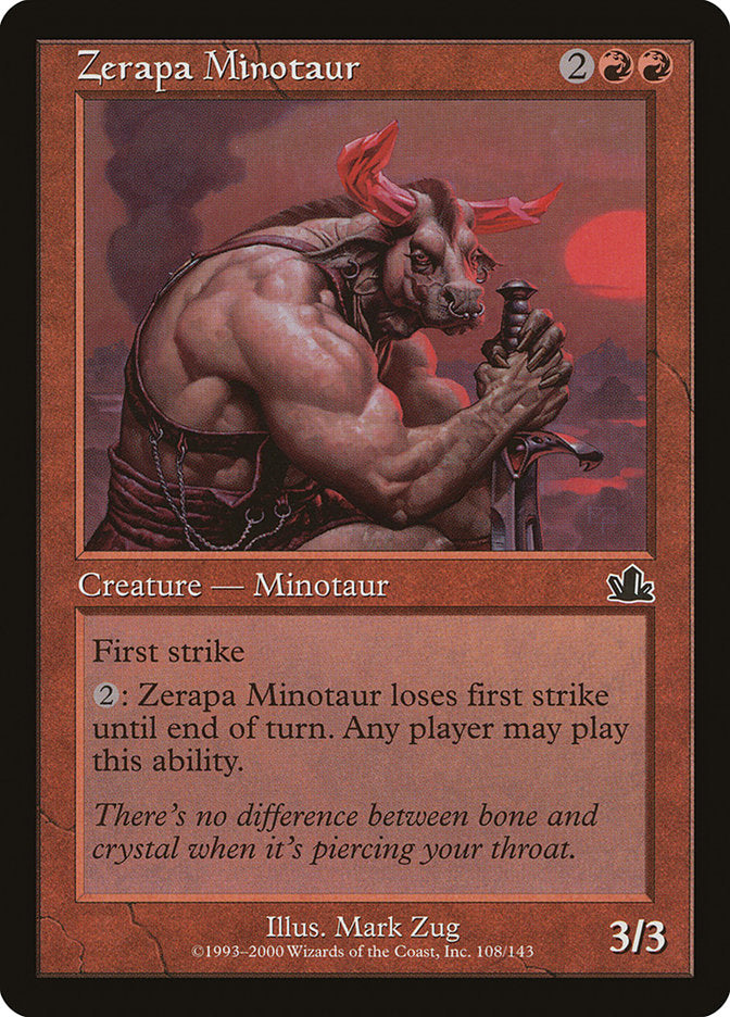 Zerapa Minotaur [Prophecy] | Boutique FDB TCG