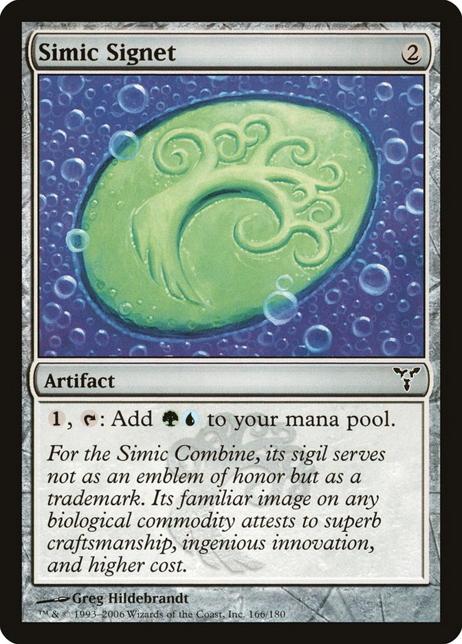 Simic Signet [Dissension] | Boutique FDB TCG