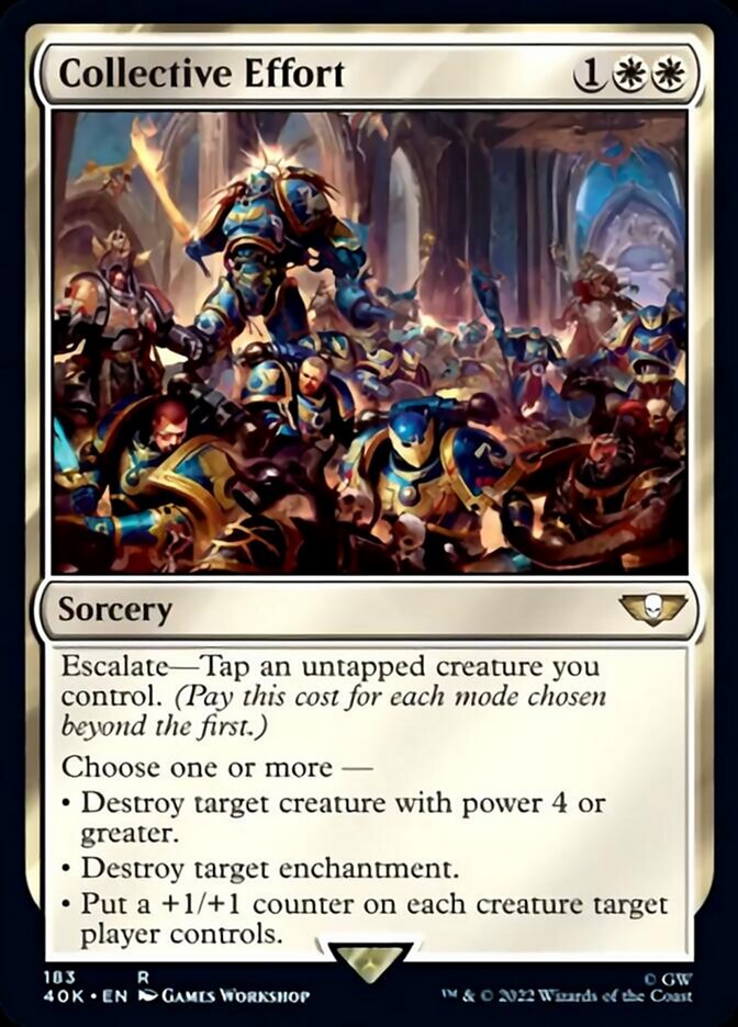 Collective Effort [Warhammer 40,000] | Boutique FDB TCG