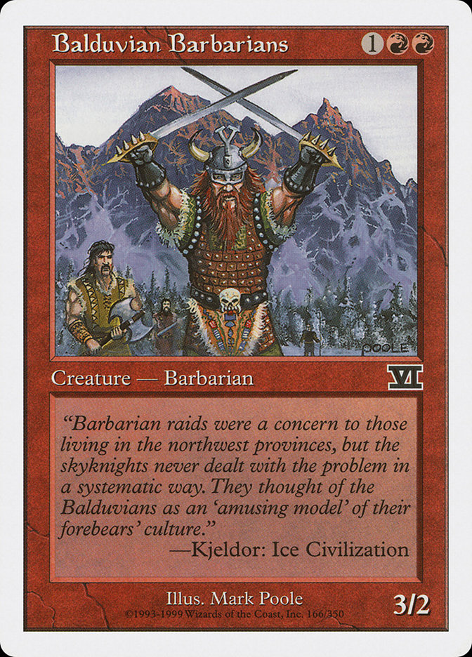 Balduvian Barbarians [Classic Sixth Edition] | Boutique FDB TCG