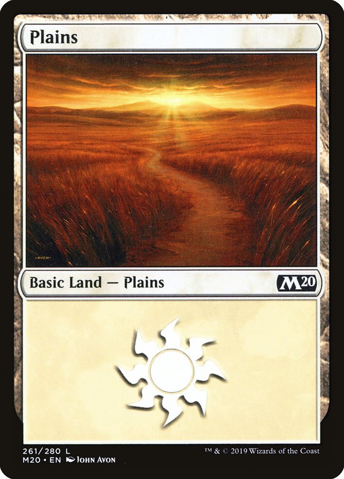 Plains (261) [Core Set 2020] | Boutique FDB TCG