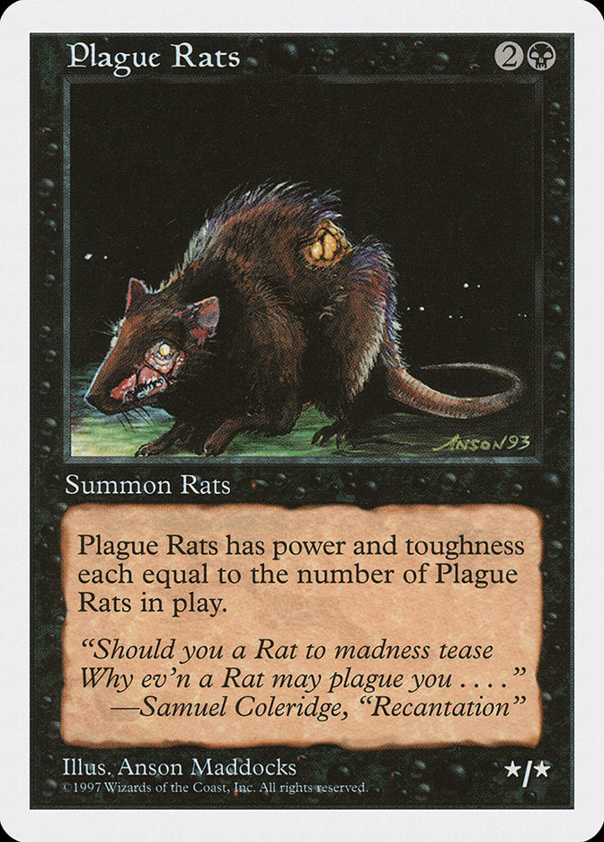 Plague Rats [Fifth Edition] | Boutique FDB TCG