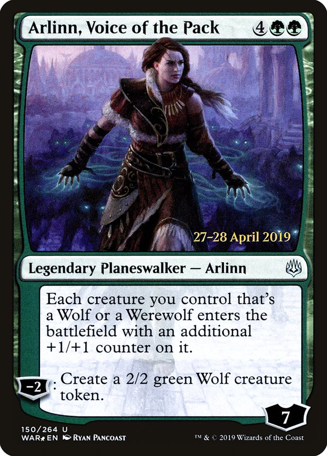 Arlinn, Voice of the Pack [War of the Spark Prerelease Promos] | Boutique FDB TCG