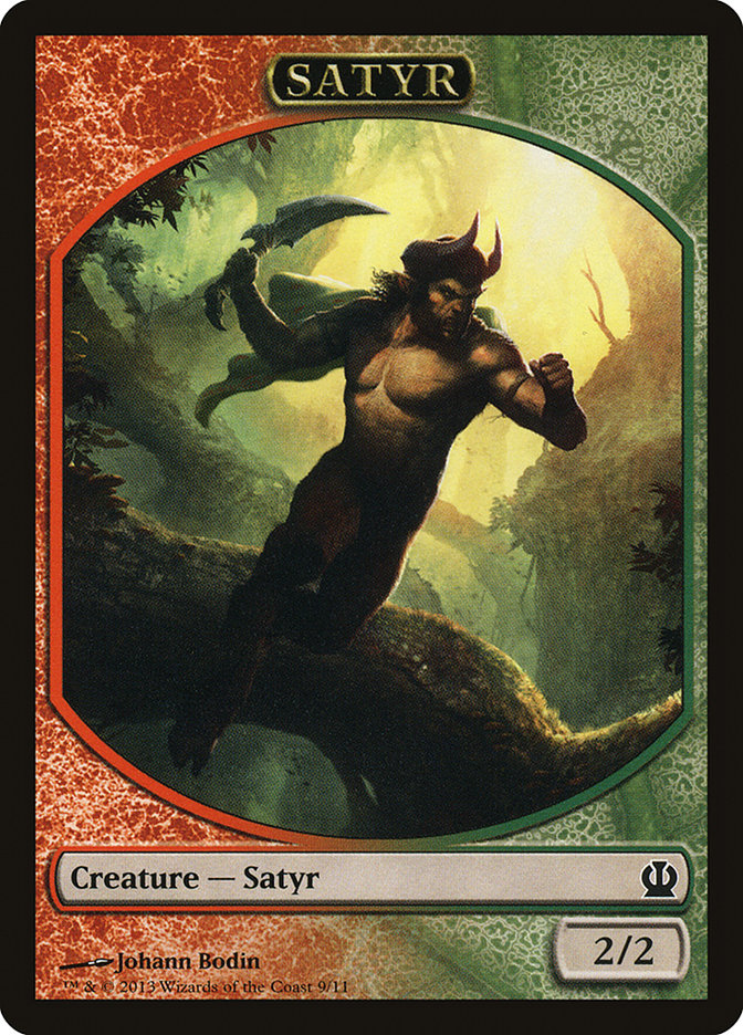 Satyr Token [Theros Tokens] | Boutique FDB TCG