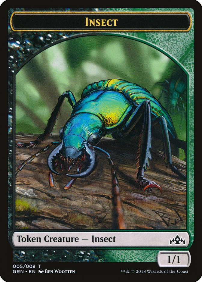 Insect Token [Guilds of Ravnica Tokens] | Boutique FDB TCG