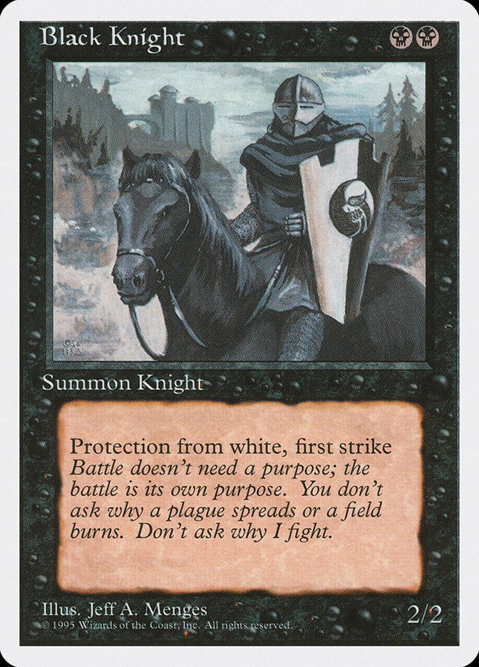 Black Knight [Fourth Edition] | Boutique FDB TCG