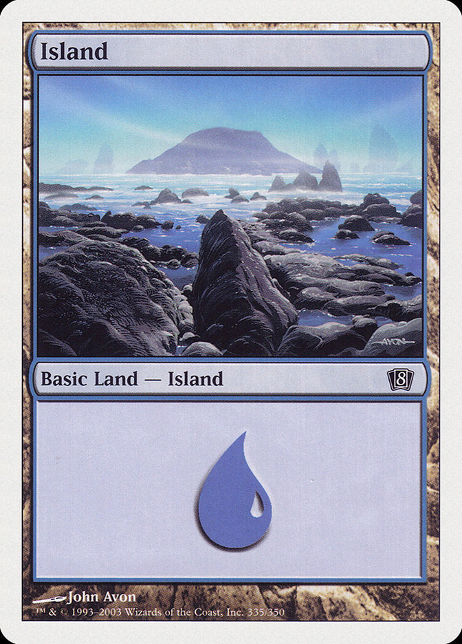Island (335) [Eighth Edition] | Boutique FDB TCG