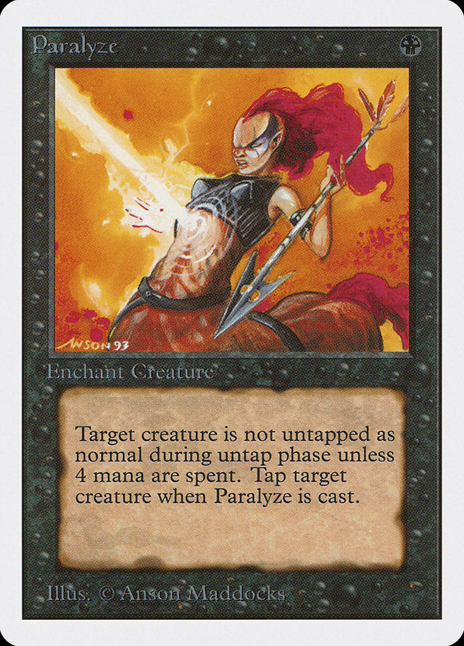 Paralyze [Unlimited Edition] | Boutique FDB TCG