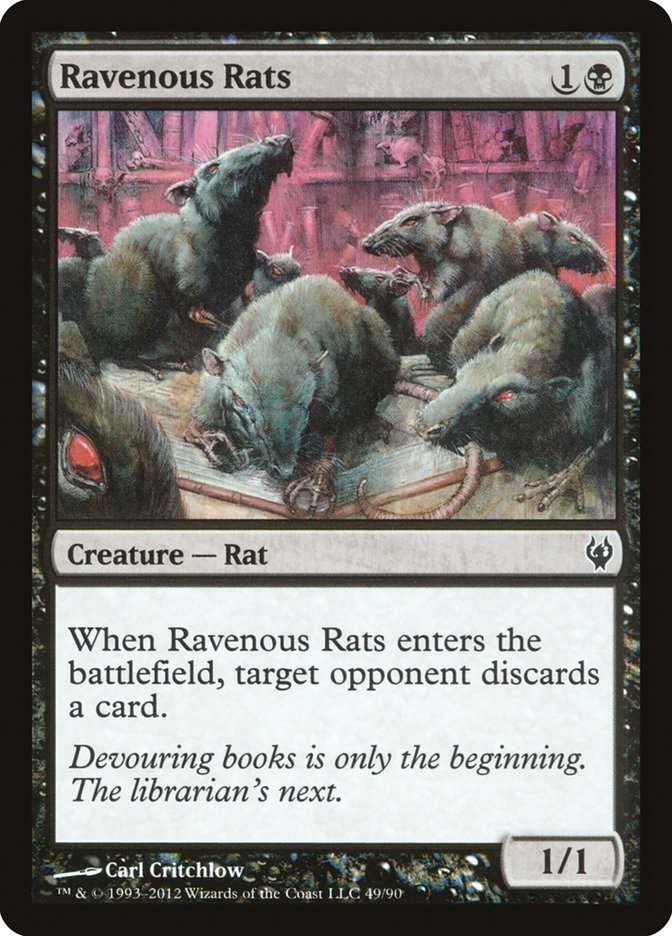 Ravenous Rats [Duel Decks: Izzet vs. Golgari] | Boutique FDB TCG