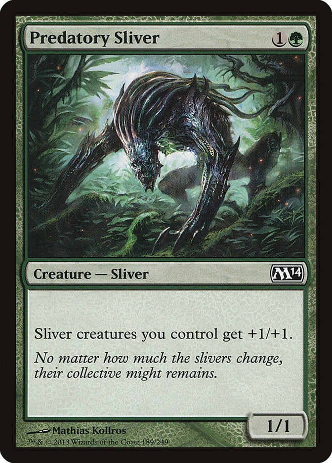 Predatory Sliver [Magic 2014] | Boutique FDB TCG