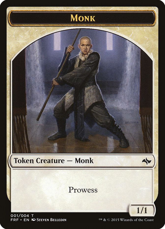 Monk Token [Fate Reforged Tokens] | Boutique FDB TCG