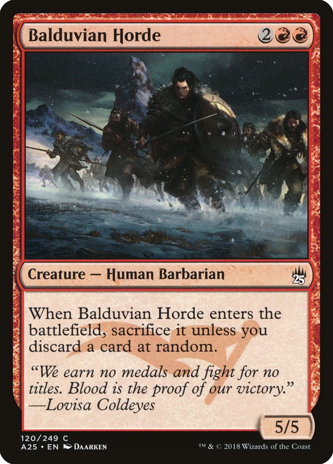 Balduvian Horde [Masters 25] | Boutique FDB TCG