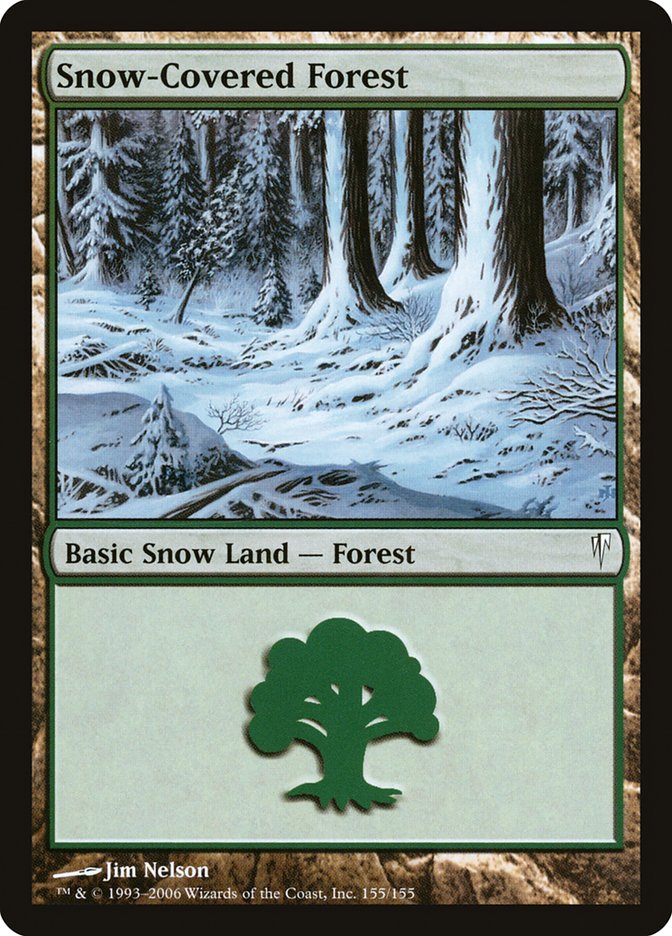 Snow-Covered Forest [Coldsnap] | Boutique FDB TCG