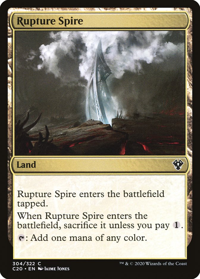 Rupture Spire [Commander 2020] | Boutique FDB TCG