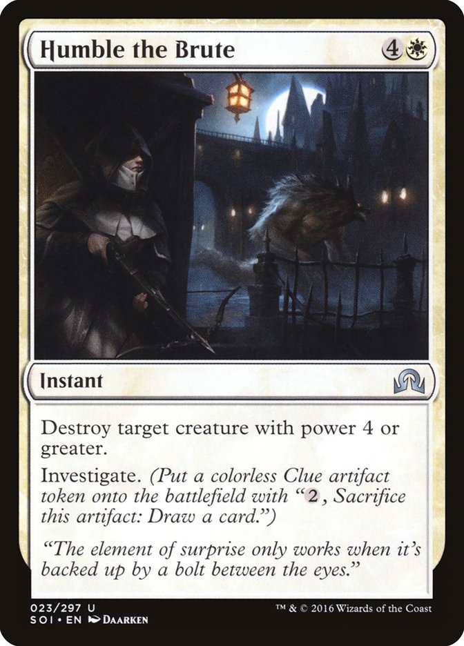 Humble the Brute [Shadows over Innistrad] | Boutique FDB TCG