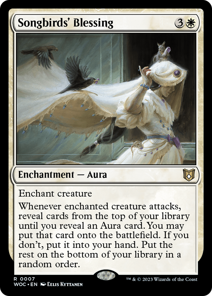 Songbirds' Blessing [Wilds of Eldraine Commander] | Boutique FDB TCG