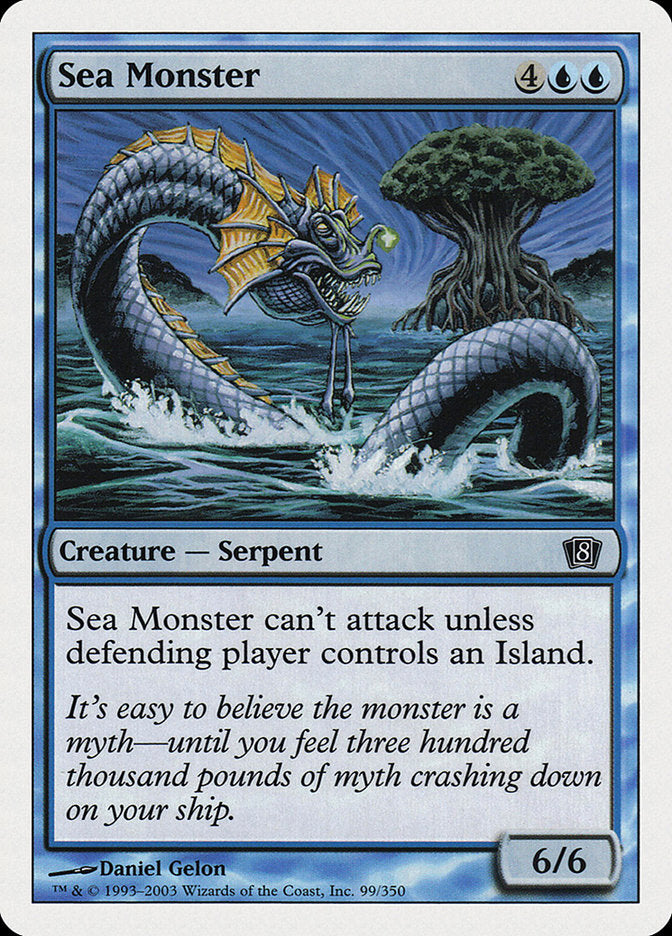 Sea Monster [Eighth Edition] | Boutique FDB TCG