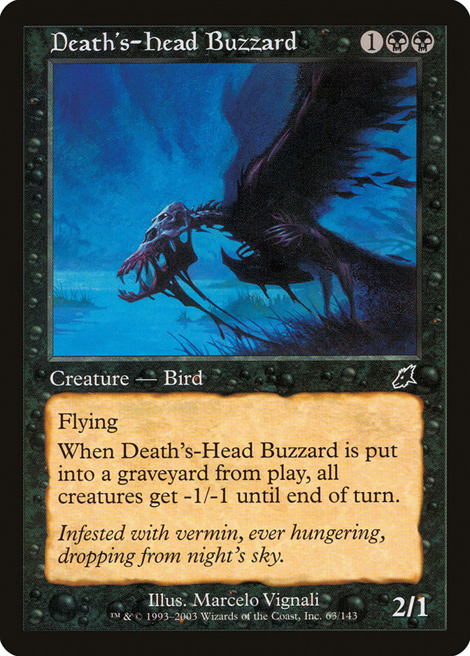 Death's-Head Buzzard [Scourge] | Boutique FDB TCG