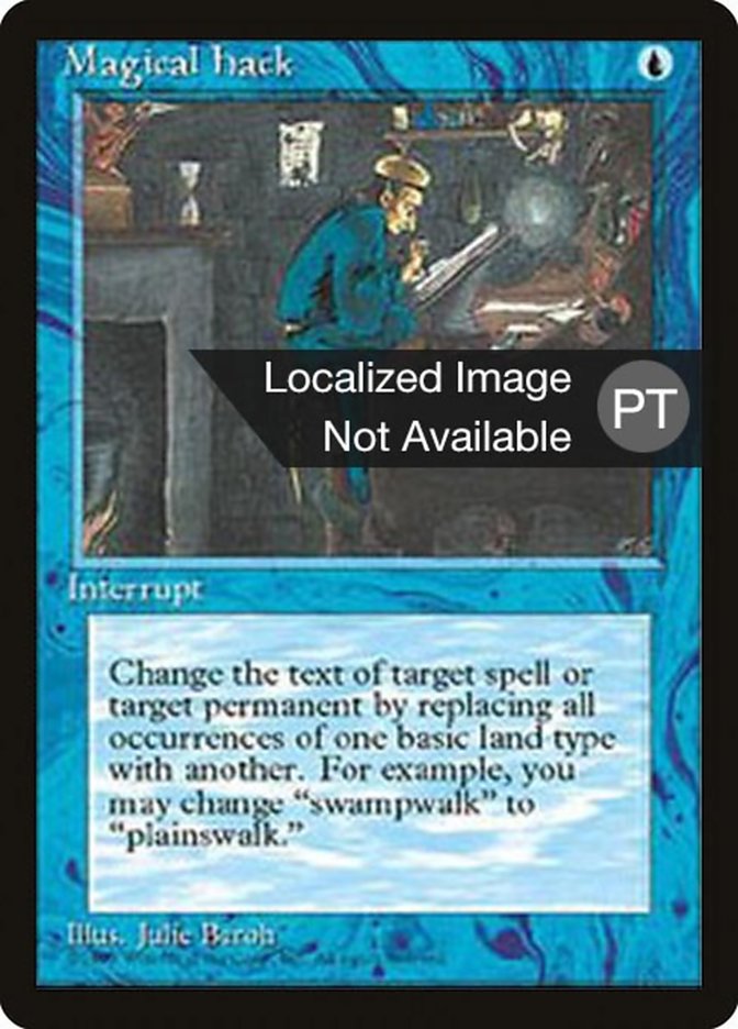 Magical Hack [Fourth Edition (Foreign Black Border)] | Boutique FDB TCG