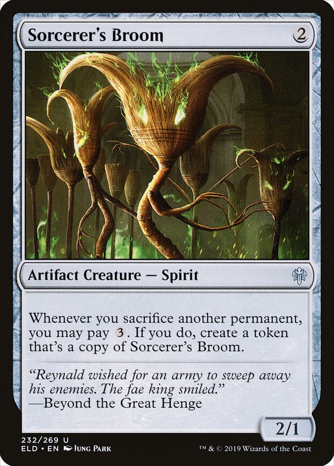 Sorcerer's Broom [Throne of Eldraine] | Boutique FDB TCG