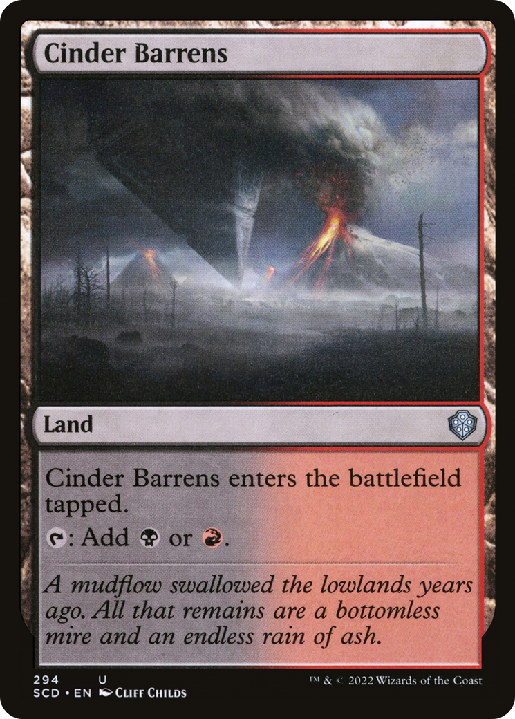 Cinder Barrens [Starter Commander Decks] | Boutique FDB TCG