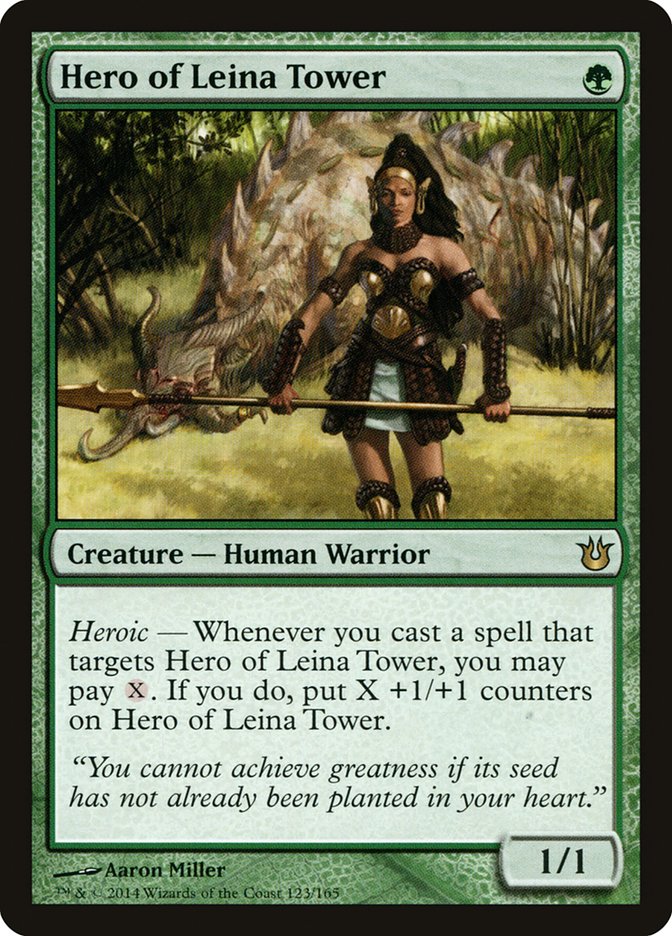 Hero of Leina Tower [Born of the Gods] | Boutique FDB TCG