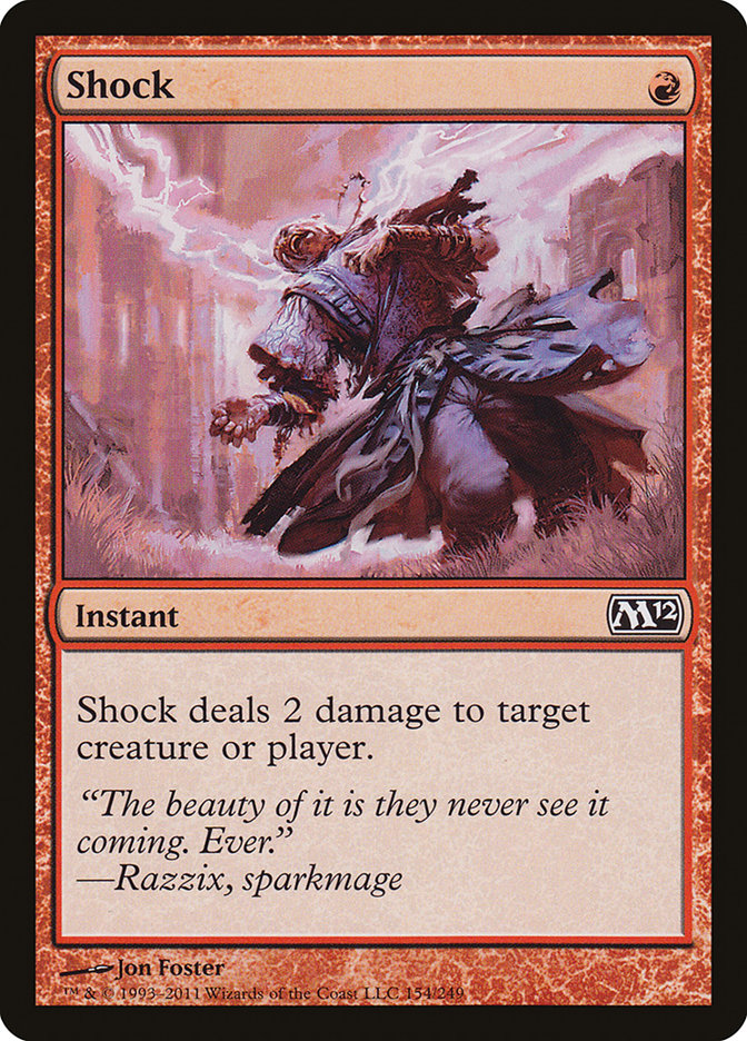 Shock [Magic 2012] | Boutique FDB TCG