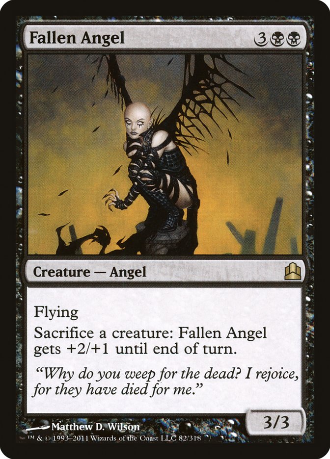 Fallen Angel [Commander 2011] | Boutique FDB TCG