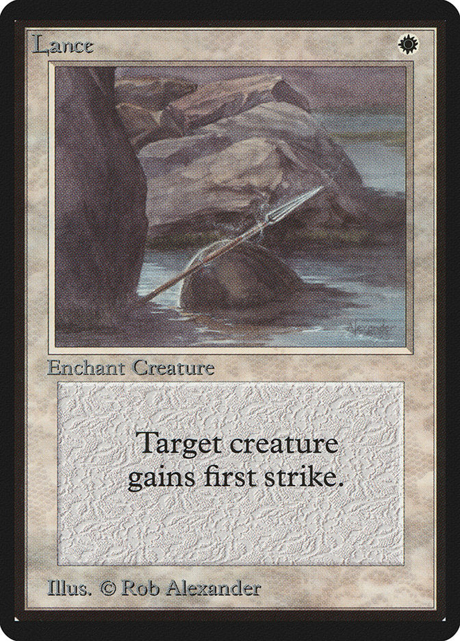 Lance [Beta Edition] | Boutique FDB TCG