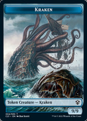 Wurm // Kraken Double-Sided Token [Commander 2021 Tokens] | Boutique FDB TCG