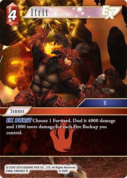 Ifrit EX [Opus VIII] | Boutique FDB TCG