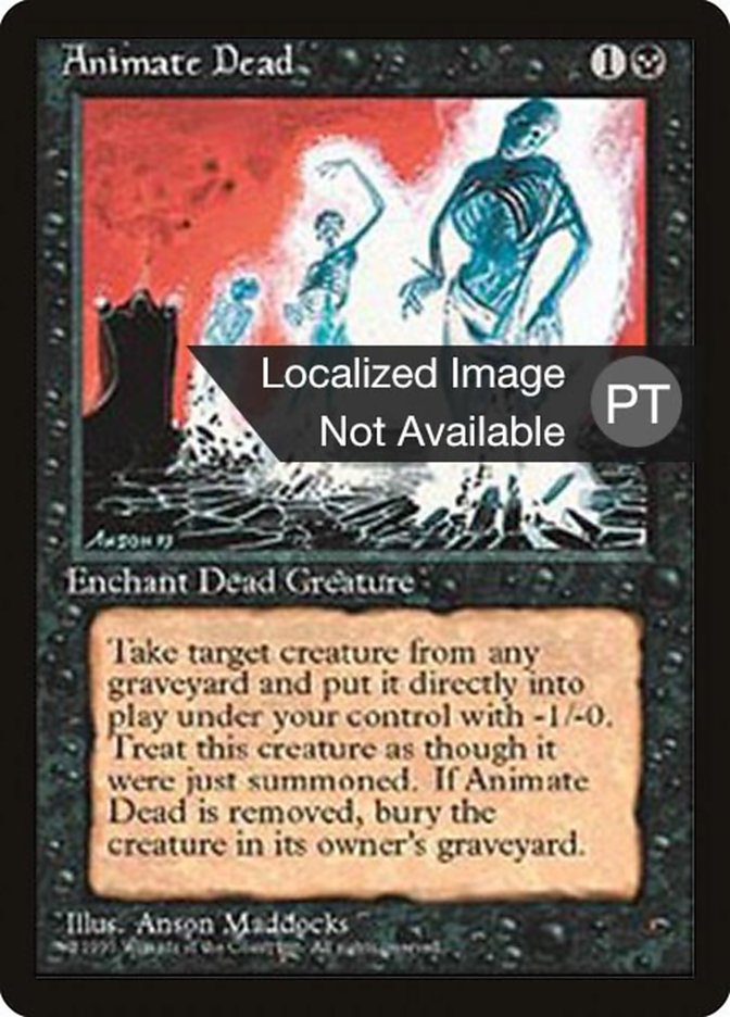 Animate Dead [Fourth Edition (Foreign Black Border)] | Boutique FDB TCG