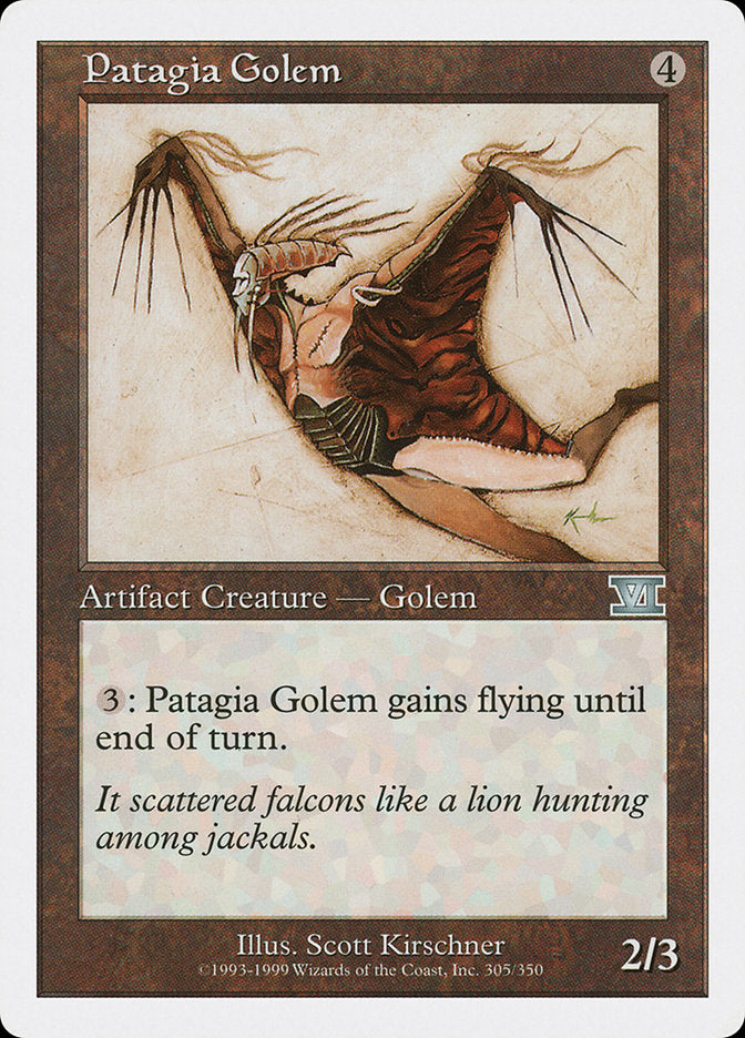 Patagia Golem [Classic Sixth Edition] | Boutique FDB TCG