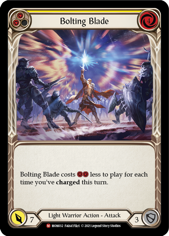 Bolting Blade [MON032] (Monarch)  1st Edition Normal | Boutique FDB TCG