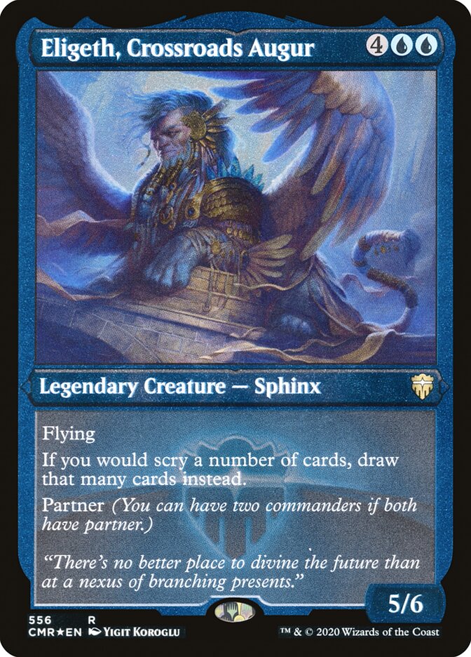 Eligeth, Crossroads Augur (Etched) [Commander Legends] | Boutique FDB TCG