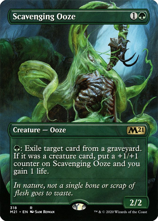 Scavenging Ooze (Borderless Alternate Art) [Core Set 2021] | Boutique FDB TCG