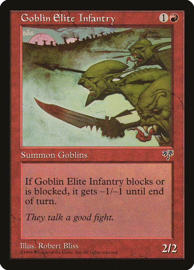 Goblin Elite Infantry [Mirage] | Boutique FDB TCG
