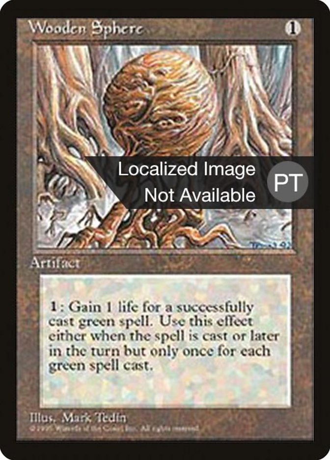 Wooden Sphere [Fourth Edition (Foreign Black Border)] | Boutique FDB TCG