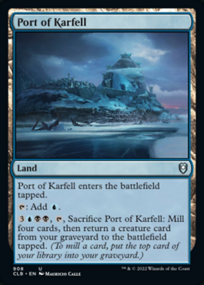 Port of Karfell [Commander Legends: Battle for Baldur's Gate] | Boutique FDB TCG