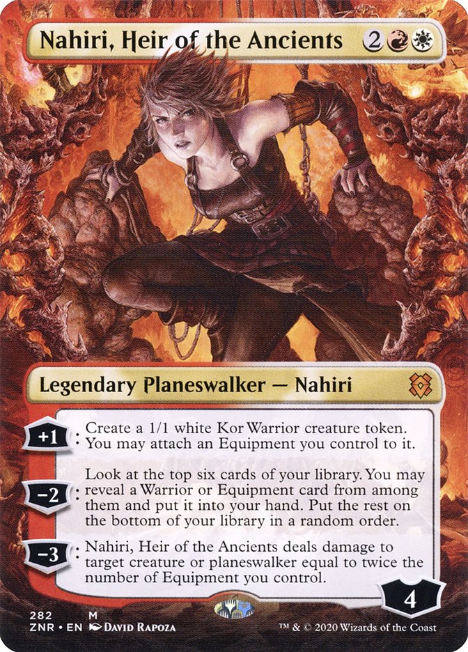 Nahiri, Heir of the Ancients (Borderless) [Zendikar Rising] | Boutique FDB TCG